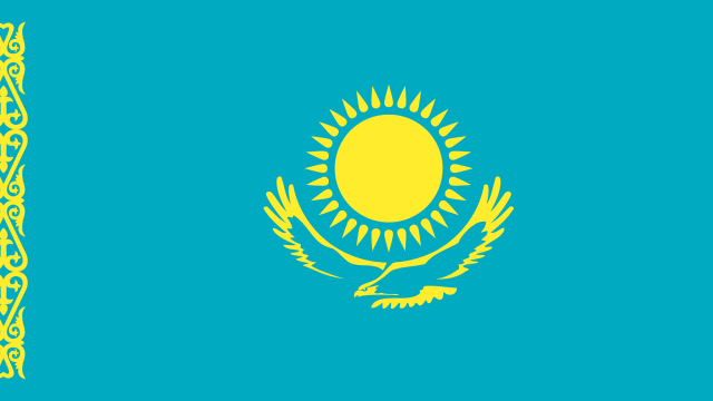 Flag of Khazakhstan