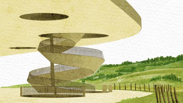 Illustration of Marchesi Antinori winery