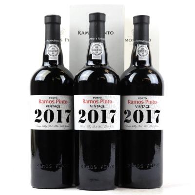 Ramos Pinto 2017 Vintage Port 3x75cl