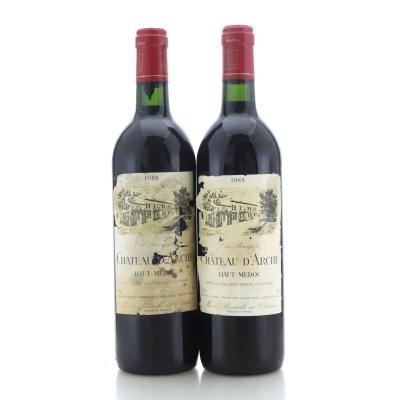 Image for Château d'Arche 1988 Haut-Medoc x 2