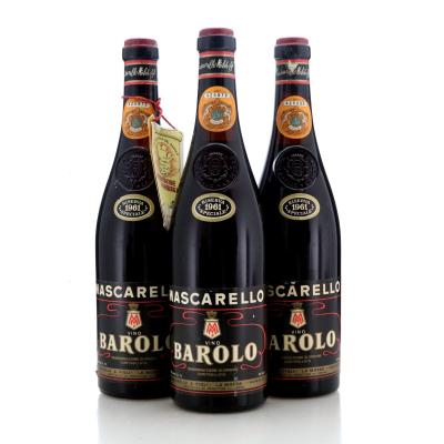 Image for Mascarello 1961 Riserva Speciale x 3