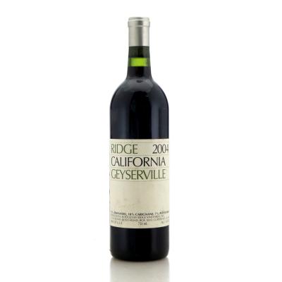 Image for Ridge Geyserville 2004