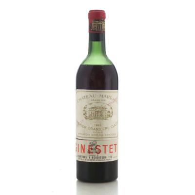 Image for Ch. Margaux 1963 Margaux 1er-Cru