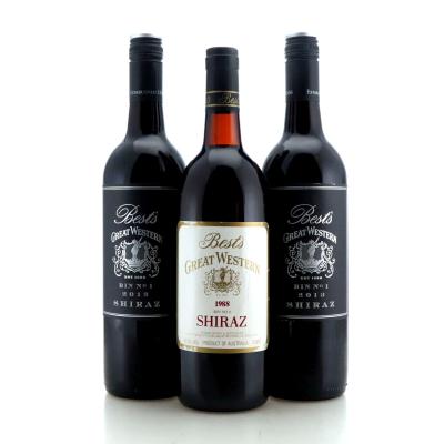 Image for Best's Great Western Shiraz x 3