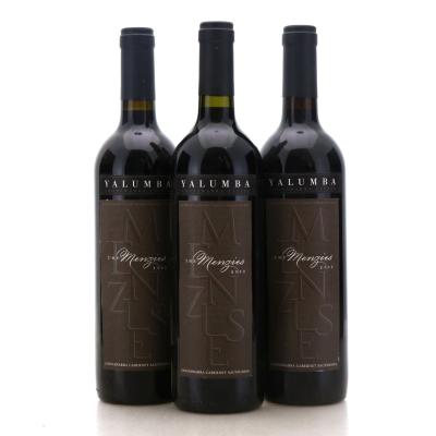 Image for Yalumba The Menzies Cabernet Sauvignon 2002 x 3