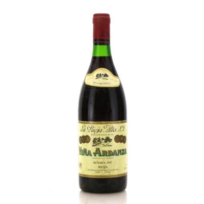 Image for La Rioja Alta Viña Ardanza 1987