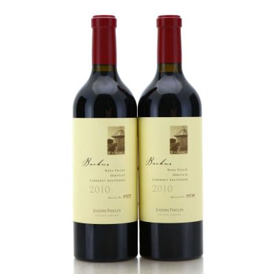 Image for Joseph Phelps Vineyards Backus Cabernet Sauvignon 2010 Oakville x 2