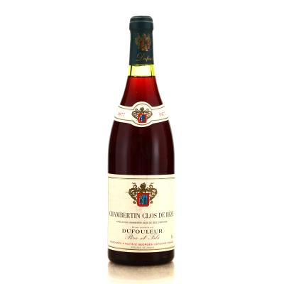 Dufouleur Clos De Beze 1977 Chambertin Grand-Cru