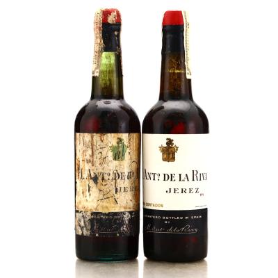 M.Ant. De La Riva Oloroso Sherry / 2 Half-Bottles