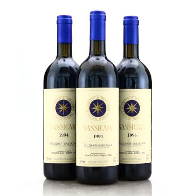 Tenuta San Guido Sassicaia 1994 Bolgheri 3x75cl