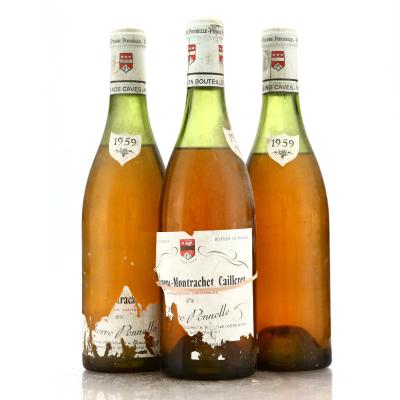 P.Ponnelle Cailleret 1959 Chassagne-Montrachet 1er-Cru 3x75cl