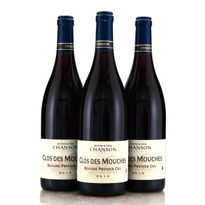 Dom. Chanson Clos des Mouches 2010 Beaune 1er Cru 3x75cl