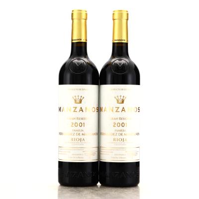 Bodegas Manzanos 2001 Rioja Gran Reserva 2x75cl