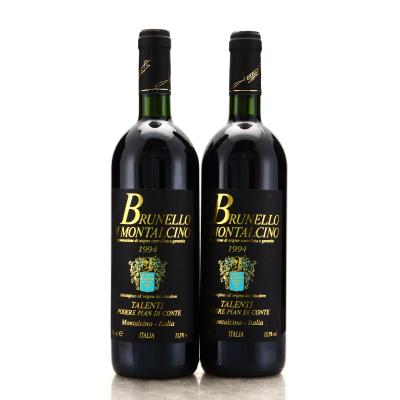 Talenti Podere Pian Di Conte 1994 Brunello di Montalcino 2x75cl