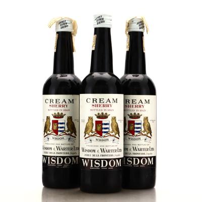 Wisdom & Warter NV Cream Sherry 3x70cl