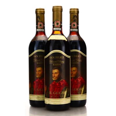 San Felice Il Grigio 1981 & 1982 Chianti Classico Riserva 3x75cl