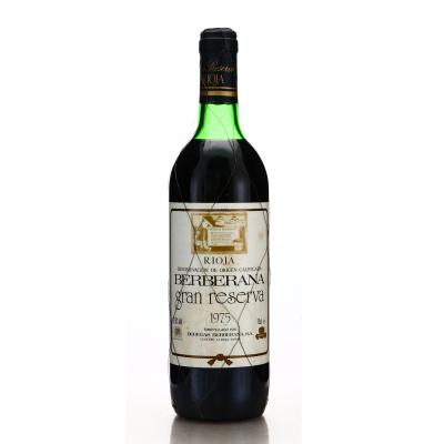 Berberana 1975 Rioja Reserva & Gran Reserva