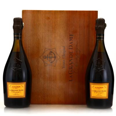 Veuve Clicquot Ponsardin La Grande Dame Brut 1990 Vintage Champagne 2x75cl/OWC