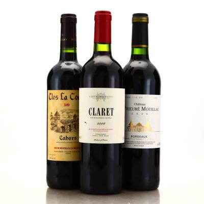 Assorted French Red Wine 3x75cl