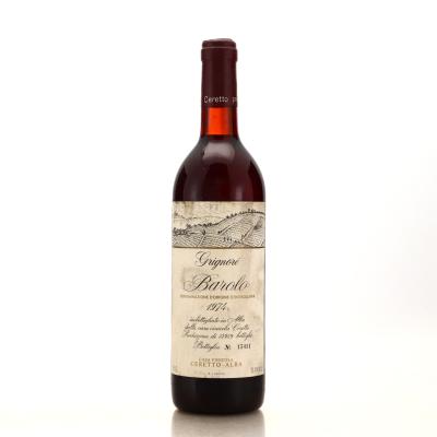 Ceretto-Alba Grignore 1974 Barolo