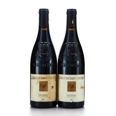 La Bastide Saint Vincent 2015 Gigondas 2x75cl