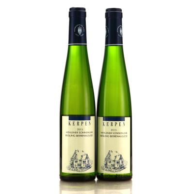 Kerpen Wehlener Sonnenuhr Riesling Beerenauslese 2015 Mosel 2x37.5cl