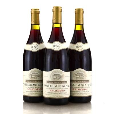 Dom. D.Riont Les Charmes 1994 Chambolle-Musigny 1er-Cru 3x75cl