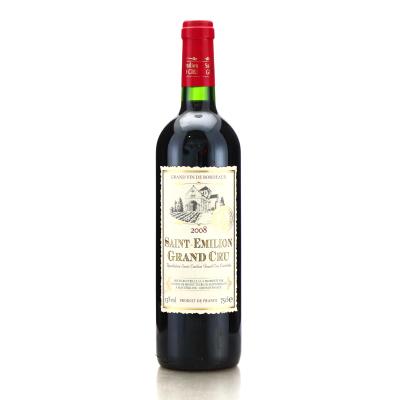 Saint-Emilion Grand Cru 2008 St-Emilion