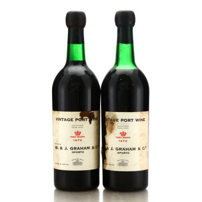 Graham's Finest Reserve 1970 Vintage Port / 2 Bottles