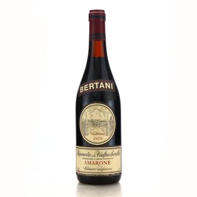 Bertani Recioto Della Valpolicella 1979 Verona Classico Superiore