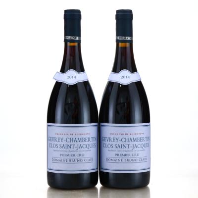 Dom. B.Clair Clos St-Jacques 2014 Gevrey-Chambertin 1er-Cru 2x75cl