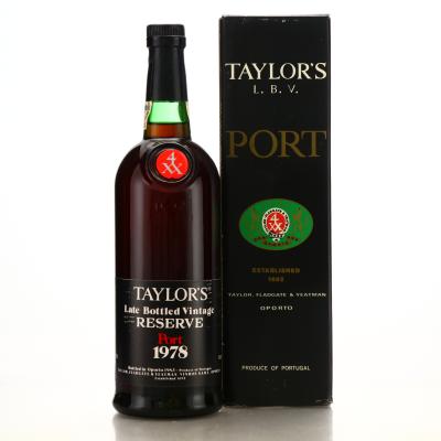 Taylor's 1978 LBV Reserve Port