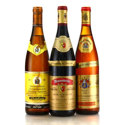 Assorted German White Wines 3x75cl