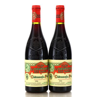 Clos De L'Oratoire Des Papes 2016 Chateauneuf-Du-Pape 2x75cl