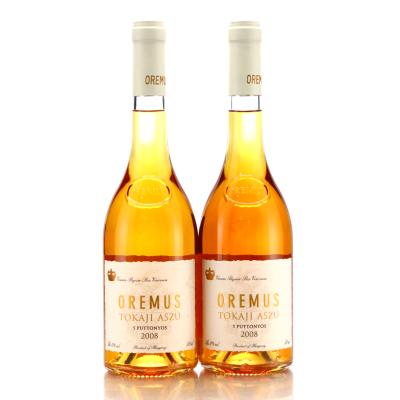 Oremus 5 Puttonos 2008 Tokaji Aszu 2x50cl