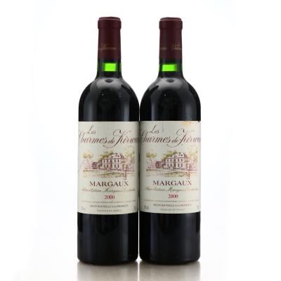 Les Charmes de Kirwan 2000 Margaux 2x75cl