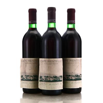 Cape Mentelle Cabernet Sauvignon 1989 Margaret River 3x75cl