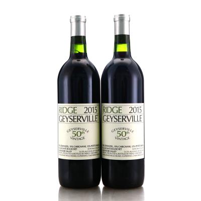 Ridge Geyserville 2015 Sonoma 2x75cl