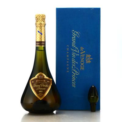 De Venoge Grand Vin Des Princes Brut 1992 Vintage Champagne