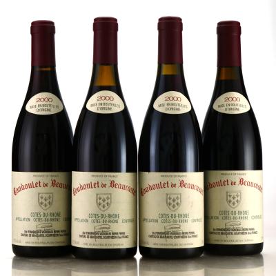 Coudoulet De Beaucastel 2000 Cotes-Du-Rhone 4x75cl