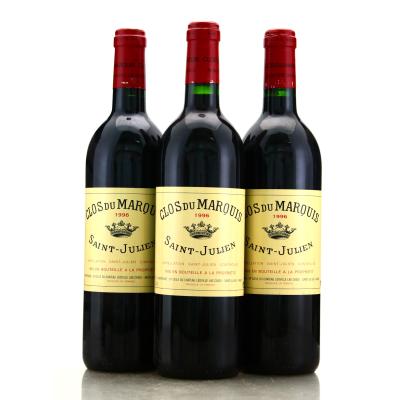 Clos Du Marquis 1996 St-Julien 3x75cl