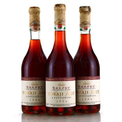 Szepsy 6 Puttonyos 1996 Tokaji Aszu 3x50cl