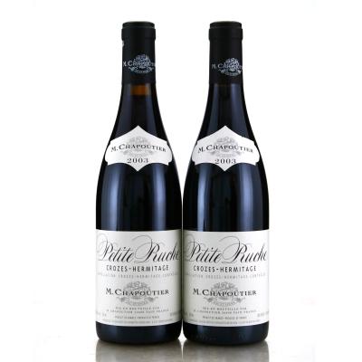 M.Chapoutier Petite Ruche 2003 Crozes-Hermitage 2x75cl