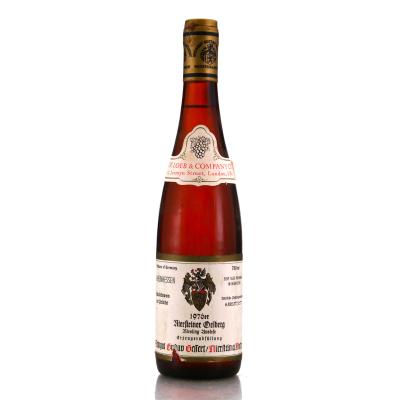 G.Geffer Hiersteiner Delberg Riesling Auslese 1976 Rheinhessen