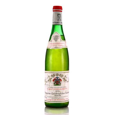 Domklausenhof Piesporter Goldtropfchen Riesling Kabinett 1979 Mosel