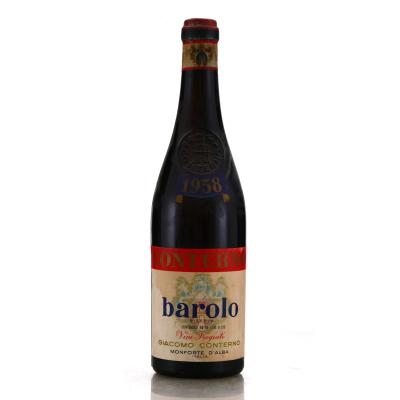 Giacomo Conterno Vini Pregiati 1958 Barolo