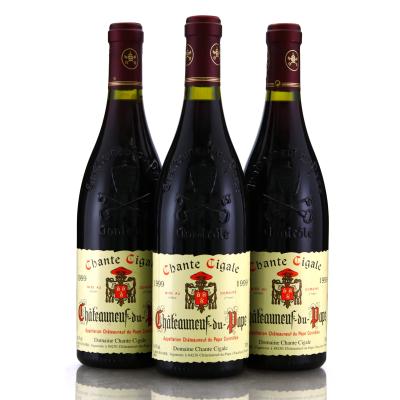 Dom. Chante Cigale 1999 Chateauneuf-Du-Pape 3x75cl