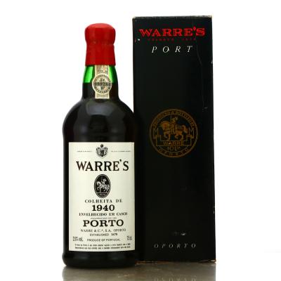 Warre's 1940 Colheita Port