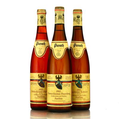 Pieroth Auslese 1982 and 1983 Germany 3x70cl