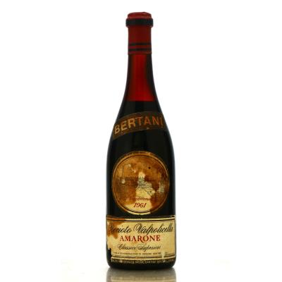 Bertani Recioto Della Valpolicella 1961 Amarone